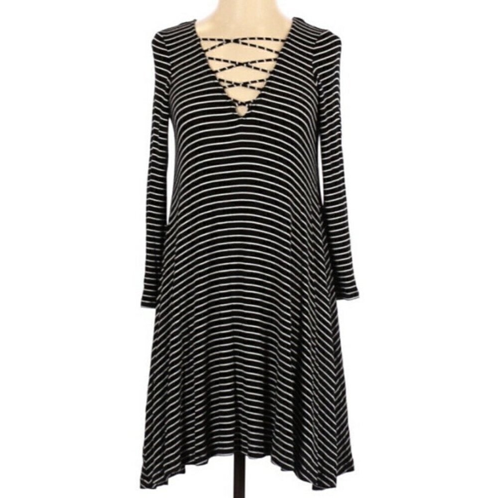 Soft & Sexy Dress American Eagle Pullover Women's Size Xxs Long Sleeve V neck